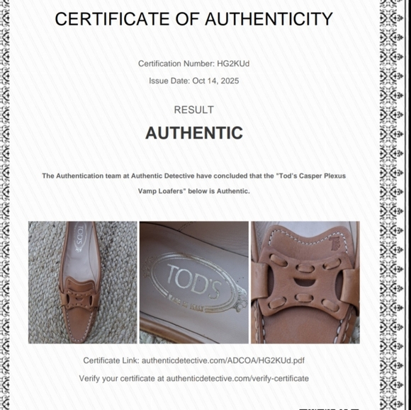 Tod's Tan Carmal Leather Loafers for Women 7.5 AUTHINTIC - Picture 15 of 15